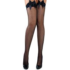 Fun and flirty fishnet stockings, including fishnet thigh high stockings and plus size fishnet stockings, are now available at yandy! 2021 Wholesale Sexy Black Thigh High Fishnet Stockings With Bow Ladies Fancy From Cadly 21 66 Dhgate Com