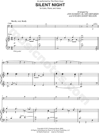 The downloadable piano sheet music is in a pdf file format. The Piano Guys Silent Night Sheet Music In C Major Download Print Sku Mn0126827