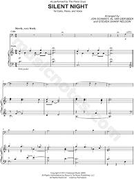 The Piano Guys Silent Night Sheet Music In C Major Download Print Sku Mn0126827