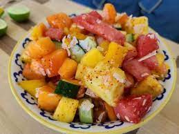 Mexican Style Fruit Salad Recipe In 2020 Food Network Recipes Fruit Salad Fruit Dishes