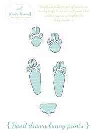 Download Easter Bunny Footprints Easter Bunny Footprints Rabbit Footprints Bunny Footprints