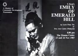 The ngee ann kongsi theatre @ wild rice. Emily Of Emerald Hill Emerald Hills Drama Historical