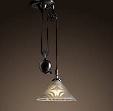 Restoration Hardware Industrail Pendant Pulley Lights Industrial Light Fixtures Pulley Light Pendant Light Fixtures