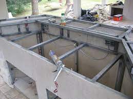 Metal Studs For Outdoor Kitchen Build Outdoor Kitchen Outdoor Kitchen Outdoor Kitchen Patio