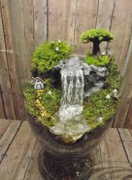 Wasserfall für den garten teich gartenteich zum selber bauen. Wasserfall Im Garten Selber Bauen 99 Ideen Wie Sie Die Harmonie Der Natur Geniessen Indoor Feen Garten Gartenterrarium Terrarium