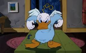 Afbeeldingsresultaat voor donald duck kijkt bedenkelijk
