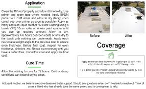 The liquid rubber roof coating by rubberseal has ceramic, insulative properties to help you control the temperature of your rv more efficiently. Amazon Com Liquid Rubber Rv Roof Coating Solar Reflective Sealant Trailer And Camper Roof Repair Waterproof Easy To Apply Brilliant White 1 Gallon Automotive