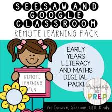 Seesaw Remote Learning Pack Early Years In 2020 Learning Worksheets Distance Learning Seesaw