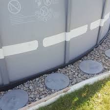 Making An Outdoor Oasis Around Your Intex Pool Above Ground Pool Landscaping Backyard Pool Landscaping Swimming Pools