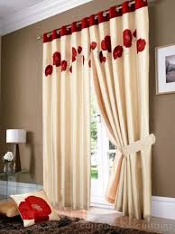 Gorgeous Golden Cream And Red Curtains Baby Room Curtains Baby Room Design Curtains