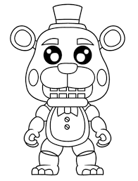 Tons of awesome five nights at freddy's fnaf wallpapers to download for free. Chibi Freddy 5 Nights At Freddy S Coloring Page Free Printable Coloring Pages For Kids