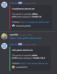Eternos cruz, celia (artist), pacheco, johnny (artist) format: Is It Possible To Make The Discord Show Server Activity Allgemein Aternos Community