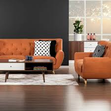Super Amart On Instagram Those Chairs Our New Juniper Sofa Chairs In Orange Both For Only 999 Retro Style Lounge Room Styling Sofa Pair Fabric Sofa
