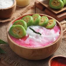 Ambil 50 gram tepung bera, lalu campur dengan garam. Resep Masakan Es Pisang Ijo Manis Kreasi Rumahan