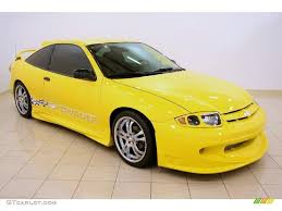 Yellow Chevy Cavalier 2004 2004 Chevrolet Cavalier Coupe Rally Yellow Color Graphite Interior Chevrolet Cavalier Chevrolet Coupe