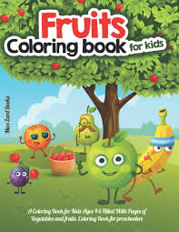 That's why in this section we have collected coloring pictures of the most known vegetables. Fruits Coloring Book For Kids A Coloring Book For Kids Ages 4 6 Filled With Pages Of Vegetables And Fruits Coloring Book For Preschoolers Zard Books Max 9798643852476 Amazon Com Books