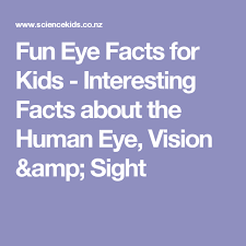 Fun Eye Facts For Kids Interesting Facts About The Human Eye Vision Amp Sight Cuba Facts Japan Facts Japan Facts For Kids