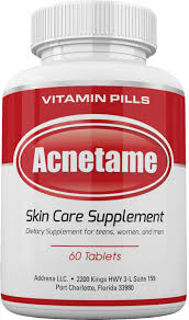 Amazon Com Acnetame Vitamin Supplements For Acne Treatment 60 Natural Pills Health Personal Care