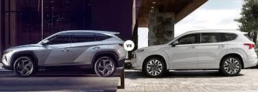 Hyundai suv santa fe 2021. 2022 Hyundai Tucson Vs 2021 Santa Fe Suv Price Mpg Dimensions