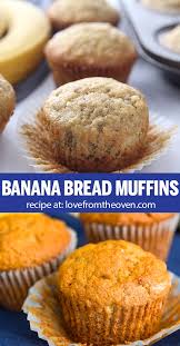 Banana Bread Muffins In 2020 Banana Bread Muffin Recipe Banana Bread Muffins Easy Banana Bread Muffins