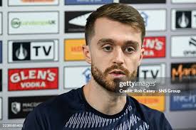 Ethan Sutherland and Ryan Strain during a St Mirren training session...  News Photo
