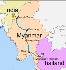 Myanmar has only one time zone and that is mmt (myanmar time).myanmar does not observe daylight saving time and remains on myanmar time whole year. India Myanmar Thailand Trilateral Highway Wikipedia