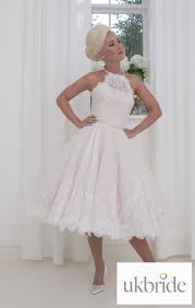There is the length, the type of sleeves and whether it should be sleek or bolstered by there are a variety of styles of halter neck available, and all of these will allow the choice of sleeves and length. Wedding Dresses Halterneck Tea 33161 Page 1 Of 1