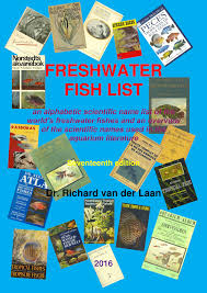 Pdf Freshwater Fish List 17th Edition 2016