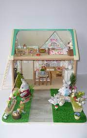 Sylvanian Families Decorated Applewood Cottage House Garden Furniture Lots Sylvanian Families Sylvanian Families House Calico Critters Families