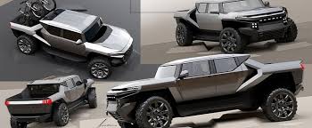 2022 Gmc Hummer Ev Official Sketch Shows A Completely Different Look Better Autoevolution