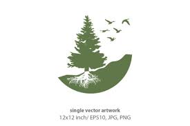 Download Pine Tree Graphic By Biljanacvetanovic Creative Fabrica SVG Cut Files
