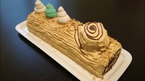 Buche De Noel Creme Praline Youtube