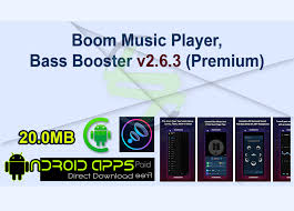 • artist videos direct links to music … Boom Music Player Bass Booster V2 6 3 Premium Free Download