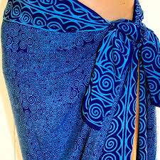 Sarong Beach Wrap Skirt Batik Pareo Black Red Spiral Etsy Beach Wrap Skirt Sarong Beach Wrap