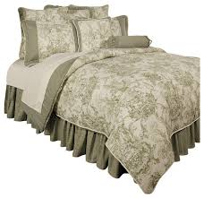 Shop for comforter sets in bedding sets. Sherry Kline Country Toile Green 6 Piece Sateen Comforter Set Contemporary Comforters And Comforter Sets By Sherry Kline Austin Horn Classics