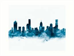 Melbourne Art Print By Monnprint Melbourne Art Art Art Prints