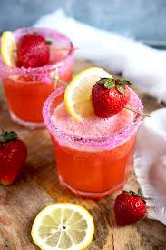 Top with tonic water and stir to combine. Strawberry Lemonade Vodka Cocktail Lemon Blossoms
