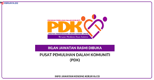 Pusat pemulihan dalam komuniti pdk putrajaya di bawah jabatan kebajikan masyarakat jkm rawatan pemulihan oku learning. Jawatan Kosong Terkini Pusat Pemulihan Dalam Komuniti Pdk Kerja Kosong Kerajaan Swasta