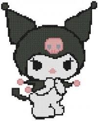 Kuromi Cross Stitch Pattern Cross Stitch Skull Cute Cross Stitch Cross Stitch Patterns
