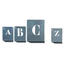 A télécharger séparément pour chaque lettre de l'alphabet ou bien Pochoir Alphabet Ou Lettre En Metal De 2 A 10 Cm Botanique Editions