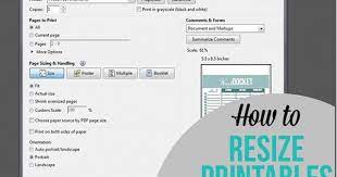 How To Resize Printables Small Planner Printable Planner Planner Pages