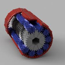 High Torque 149 33 1 Compound Planetary Gear Set By Gear Down For What Thingiverse 3d Printer Designs Planetary Gear Useful 3d Prints
