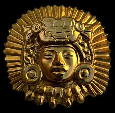 Inca Gold Finish Sculpture Mayan Art Inca Art Prehistoric Art