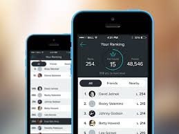 Simple Leaderboard Mobile Design Inspiration Ios Design Mobile App Design