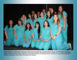 Congratulations to 2018 Luna Community College nursing graduates. Pictured  bottom row (l-r) to right Kendra Montoya, Kaitlyn Rom
