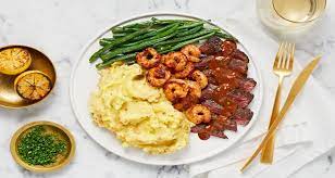Sirloin Topped With Lemon Paprika Shrimp Recipe Hellofresh Recipe Hello Fresh Recipes Hello Fresh Recipes