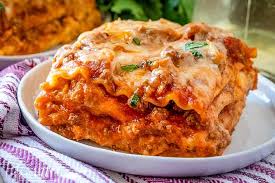 Easy Lasagna Recipe Tastes Of Lizzy T S Easy Lasagna Recipe Easy Lasagna Lasagna Recipe