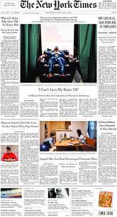 Josh begley shows every front page from the new york times since 1852, showing how photography and photojournalism develop over time. The New York Times In Print For Sunday May 17 2020 The New York Times