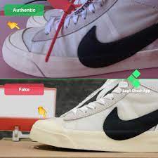 How To Spot Real Vs Fake Off-White Nike Blazer Og - Legit Check By Ch