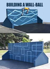 Building A Wall Ball Court Build A Wall Wall Balls Playground Games